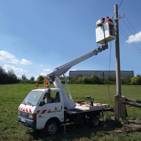 Využití našich plošin, které i pronajímáme, při práci