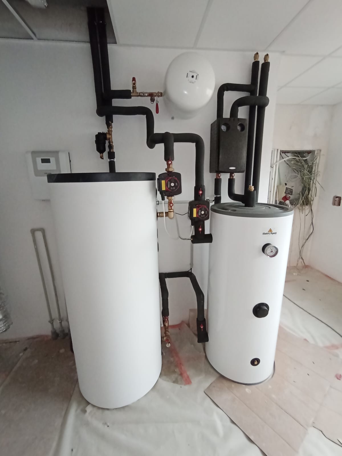 technická místnost, tepelné čerpadlo Stiebel Eltron - Elektro Topení s.r.o.